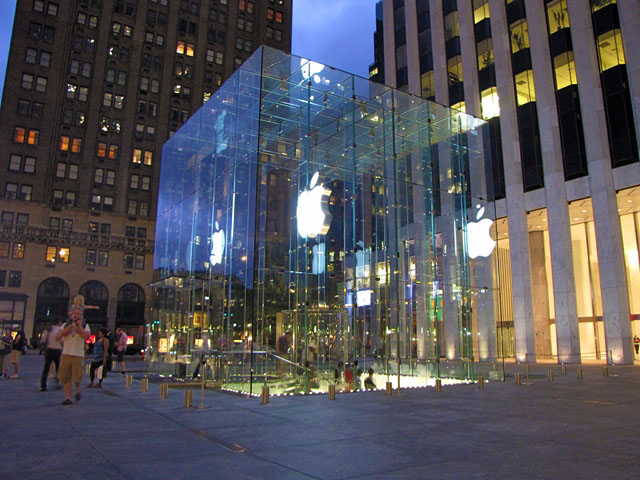 Loja da Apple na 5ª Avenida em Manhattan, Nova Iorque, Estados